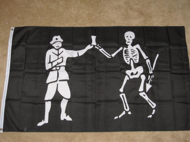 3x5 Black Bart Pirate Flag Jolly Roger New Banner F039