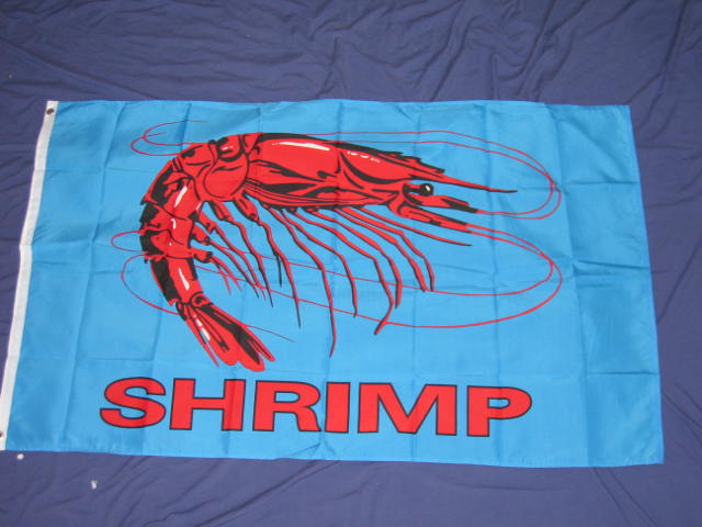 3X5 SHRIMP FLAG SEAFOOD FLAGS NEW BANNER SIGN F814  