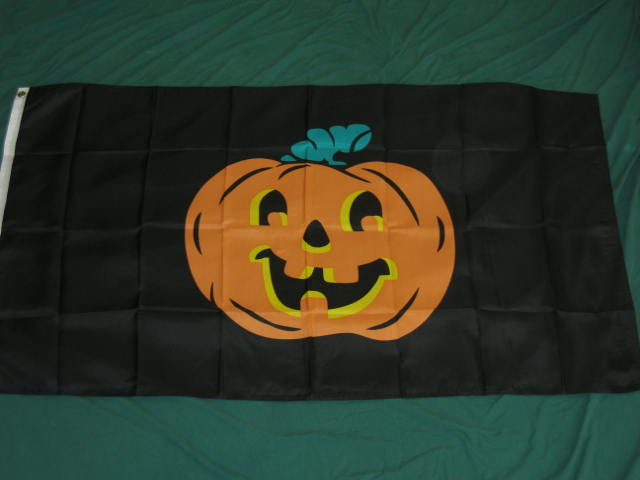 3X5 PUMPKIN FLAG NEW JACK-O-LANTERN FLAGS HALLOWEEN[