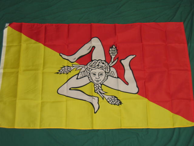 3X5 SICILY FLAG NEW SICILIAN  ITALY ITALIAN ITALIA[